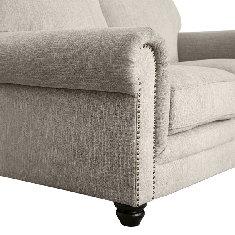 Chisholm Upholstered 84'' Sofa, Grey 
