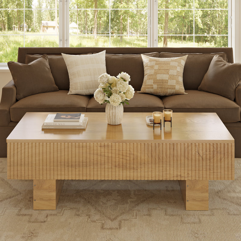 Table basse 47,2 po, Brun