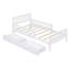 Lit plateforme simple en bois avec garde-corps et deux tiroirs de rangement-169029988-169029991