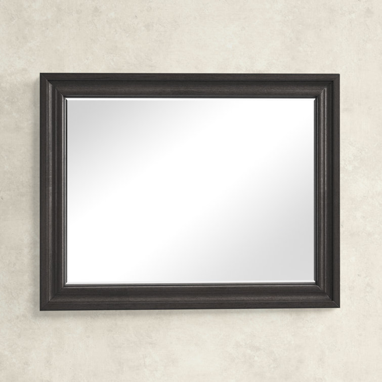 Mandel Solid Wood Flat Dresser Mirror