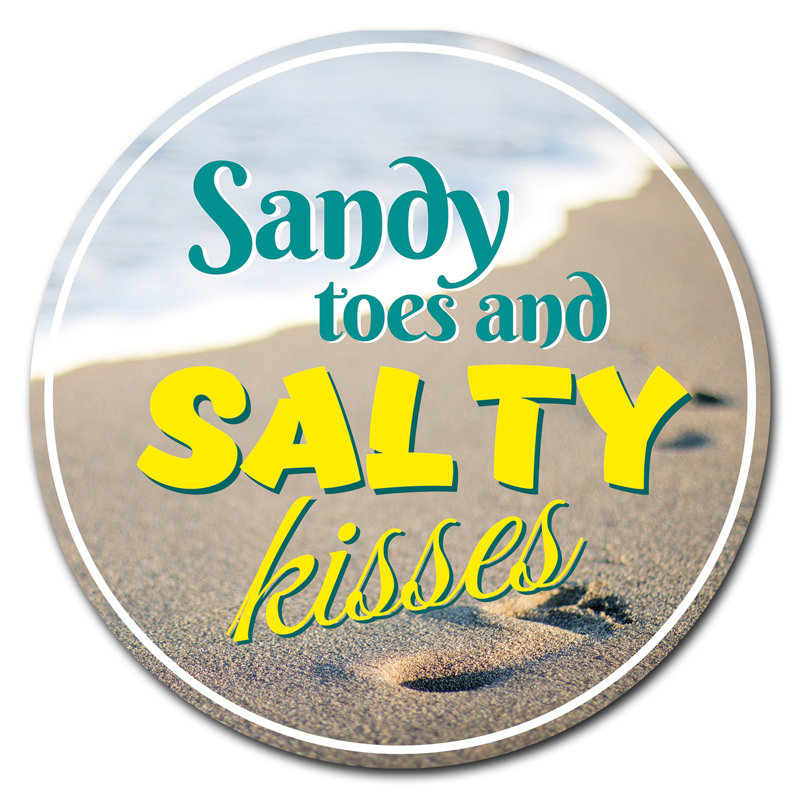 Adhésif décoratif «Sandy toes and Salty_Signmission»