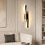 Black Aluminum LED Bar Sconce