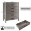 Commode 5 tiroirs Bashlor