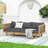 Wicker Patio Furniture Set Outdoor Rattan Sectional Sets Conversation Set - Weather-Resistant,  For Garden, Patio & Deck-1624003647-1624003642