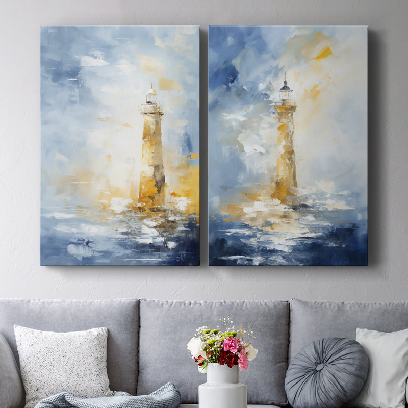 NAUTICAL Series DXVII-Premium Gallery Wrapped Canvas -Ready to Hang, 12" H x 16" W