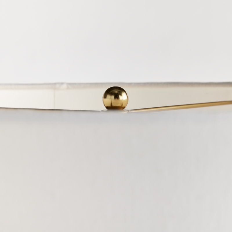 Mercury Table Lamp, 21.5" H x 14" W x 14" D