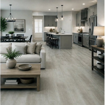 Spc Luxury Vinyl Plank Flooring, 7.2 In. X 48 In., 5.3 Mm Thick With 1 Mm Attached Ixpe Pad, 20 Mil Wear Layer, Uniclic Click Lock, Embossed Wood Look, Micro-bevel