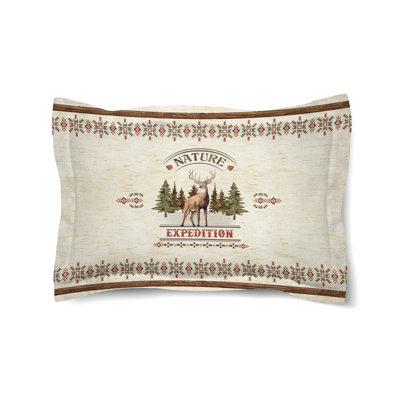 Natures Expedition Microfiber / Microsuede Pillow Sham