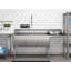 Évier de cuisine mural en acier inoxydable à triple cuve 81 po L