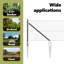 Vidaxl Welded Wire Fence With 7 Spike Posts Steel-114857776-114857782