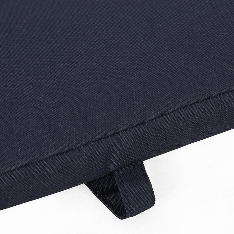 Set Of 2 Chaise Lounge Cushion, Navy