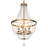 Modern 4-Light Boho Empire Beaded Chandelier