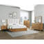 Mobilier de chambre à coucher en bois naturel avec commode à 6 tiroirs 1Pc