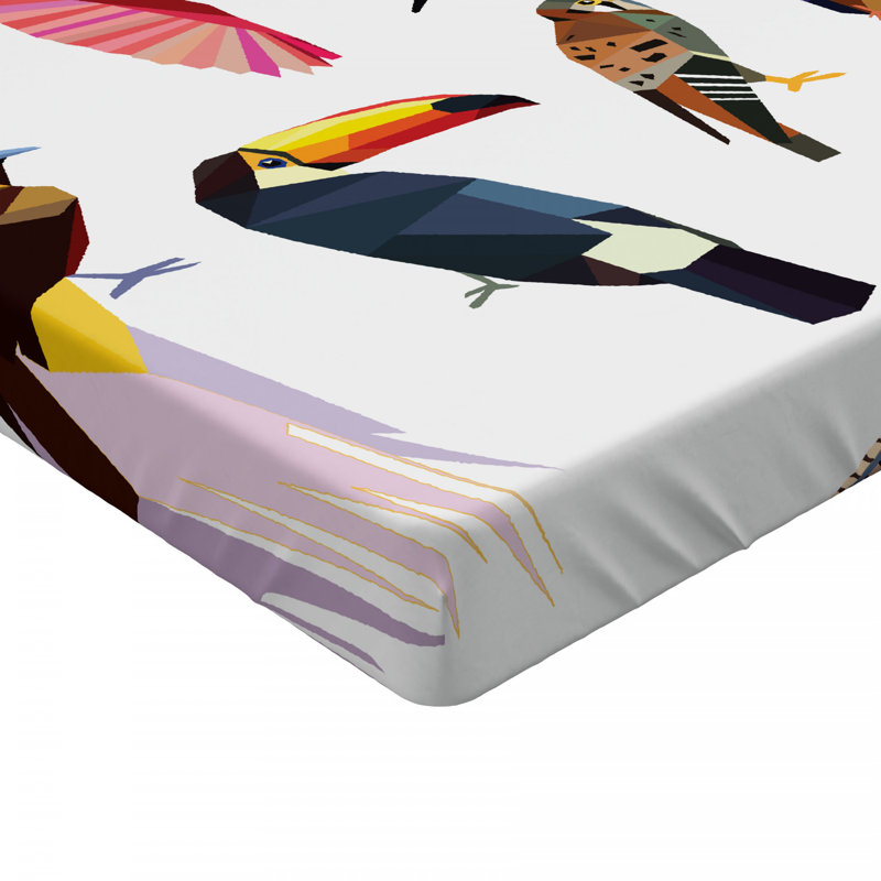 Microfiber Animal Print Fitted Sheet, Full Fitted Sheet