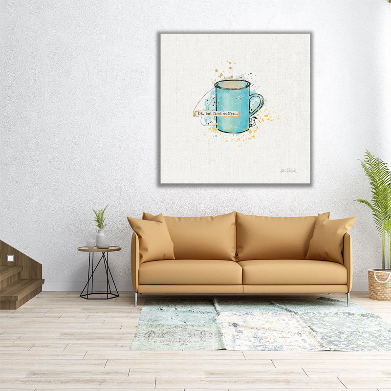 «Thoughtful Perk II», reproduction d'art sur toile, H 24 po x l 24 po