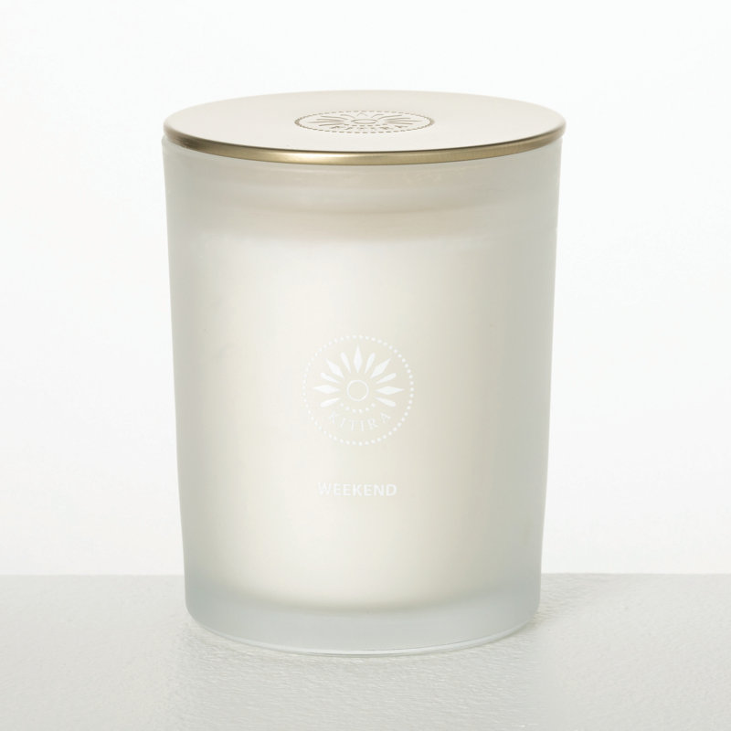 Bougie blanche Vance Kitira, 14 oz