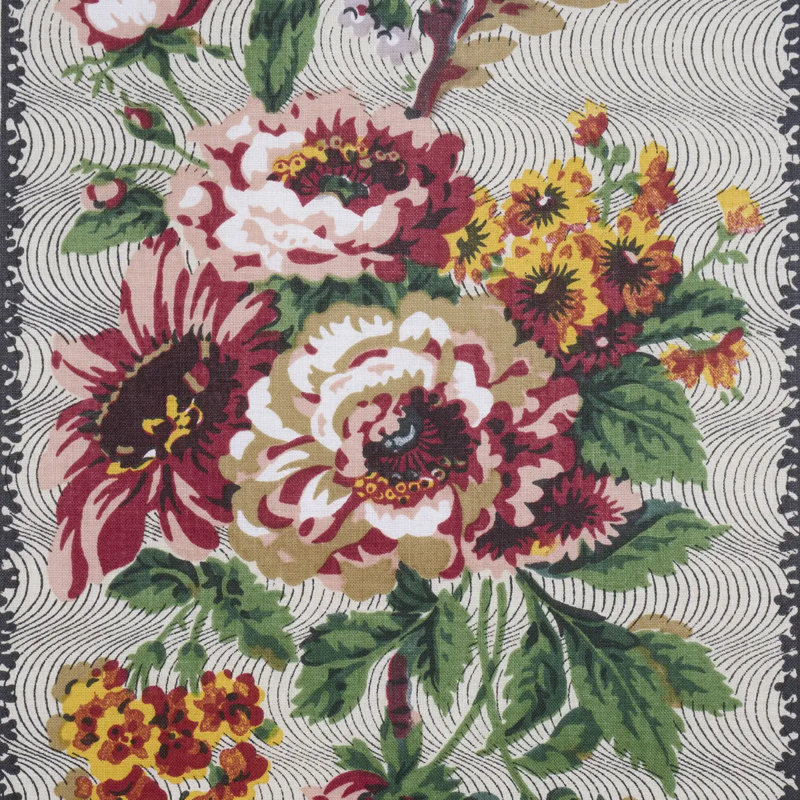 Schumacher X Rita Konig Elizabeth Chintz Fabric
