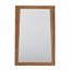EcoDecor's Significado Beveled Bathroom Mirror, Vanity Mirror, Wood Mirror, Rectangle Mirror, Natural Wood Mirror, Hanging Mirror, iin Earthy Teak-28989840-28989841