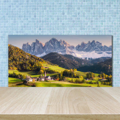 50cm W x 100cm L Glass Peel and Stick Panel