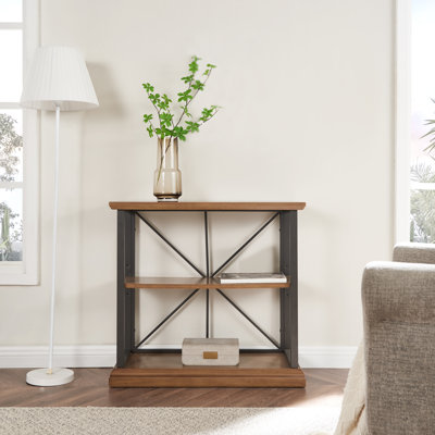 Finnick Solid + Manufactured Wood Bookshelf