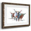 Modern Longhorns I Framed On Paper Print-263840530-263840536