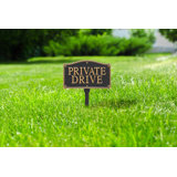 Private Drive Garden Sign
