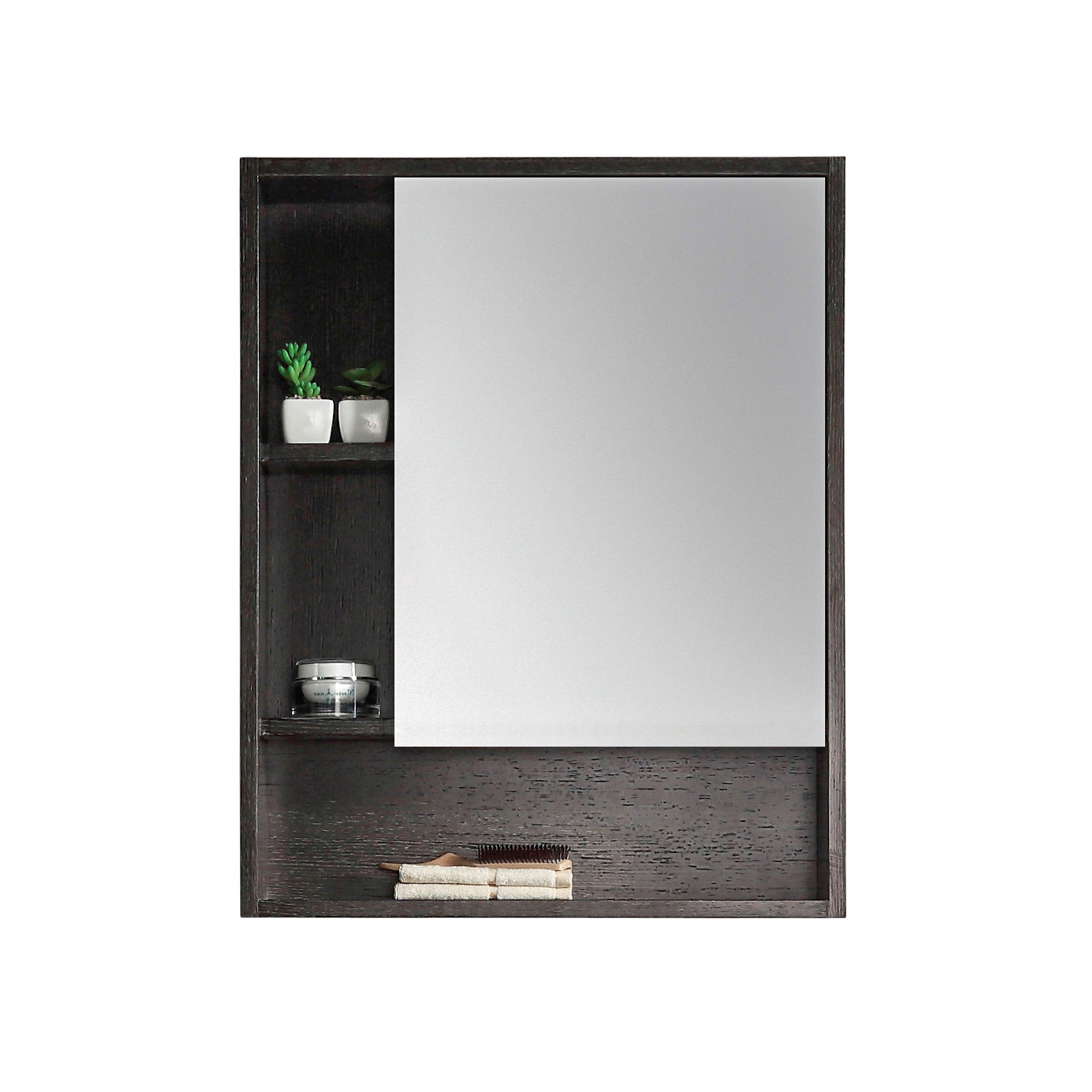 Jensen Surface Medicine Cabinet, Black, Right