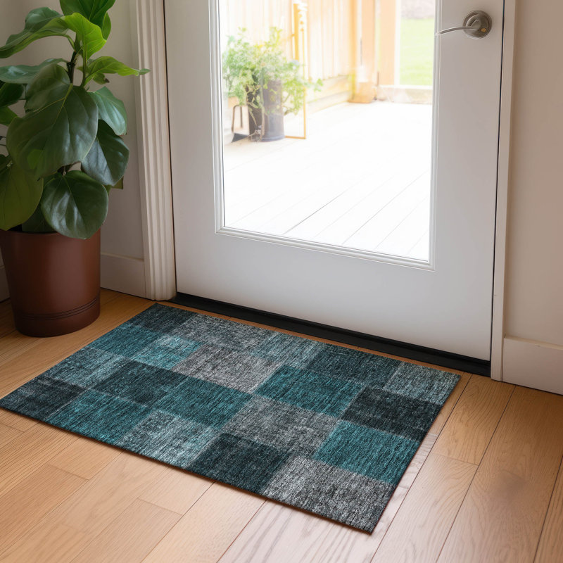 Tapis intérieur / extérieur Ayush, Rectangle 1 pi 8 po x 2 pi 6 po