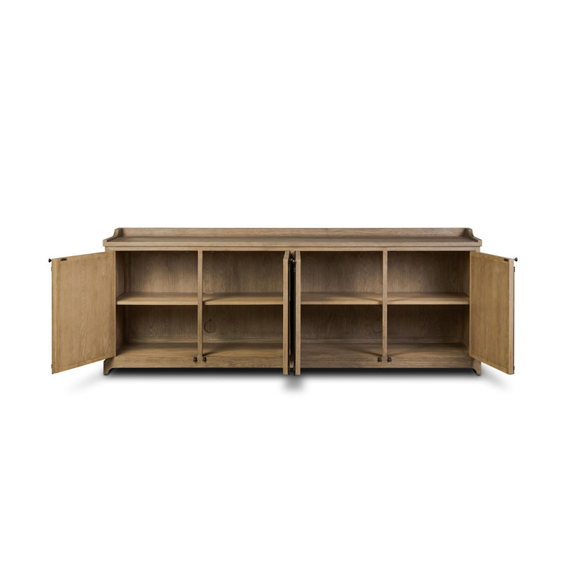 Adley Sideboard-Weathered Washed Oak Veneer