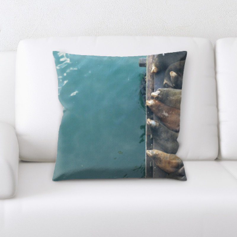Microsuede Reversible Throw Pillow