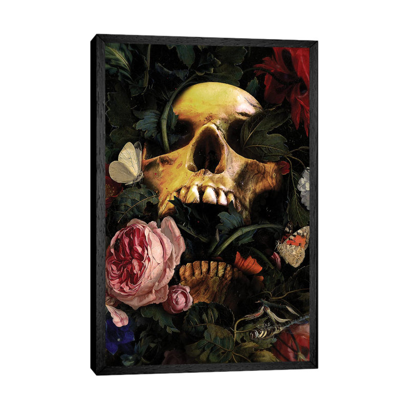 Life Finds a Way 1 Piece Wall Art on Canvas, 101.6cm H x 66.04cm W x 3.81cm D, Black Framed