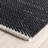 Herringbone Black Handwoven Cotton Rug-41080251