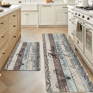 Tapis de cuisine antidérapant et antidérapant (ensemble de 2)