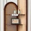 Armoire de coin en bois massif