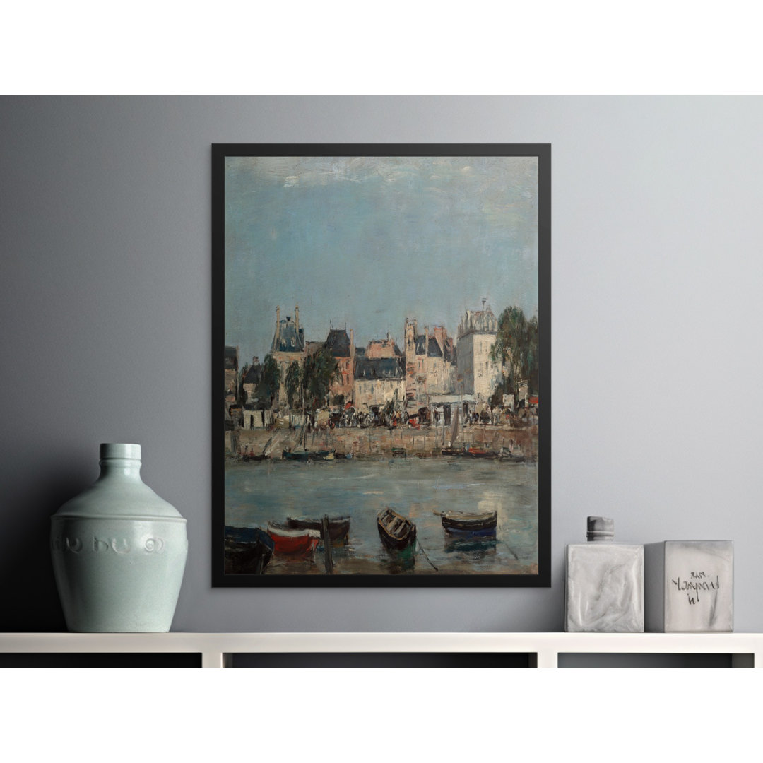 19th Century Style Black Framed Poster