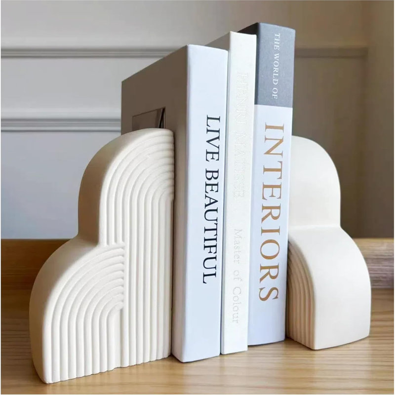 Serre-livres décoratif pour livres lourds