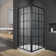 35-36" W X 72" H  Semi-Frameless Shower Door