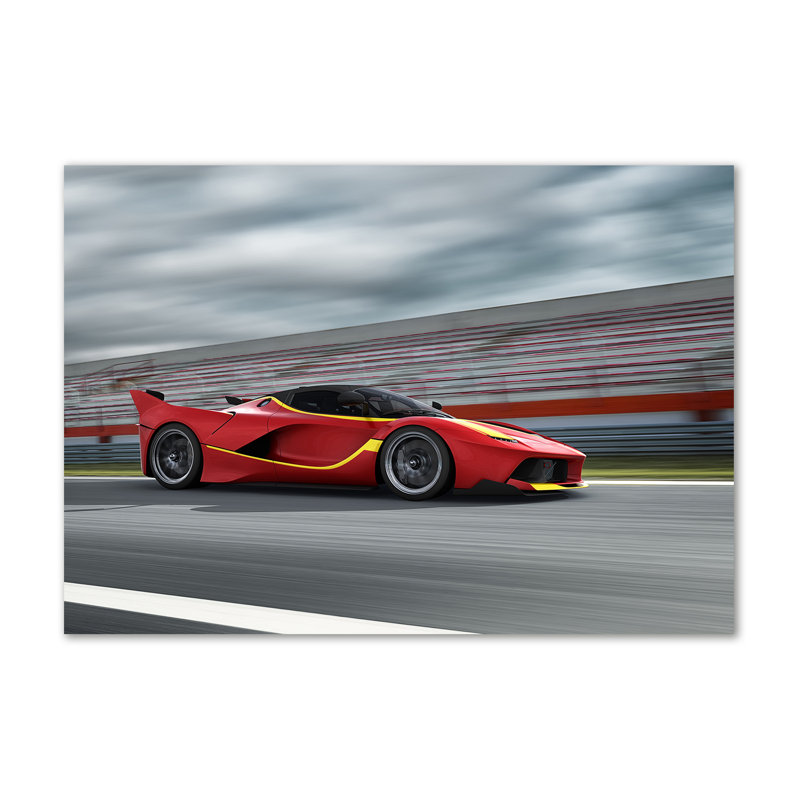 Sports Car - Wrapped Canvas Print