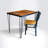 Metal Edge Reclaimed Wood Desk-93810824