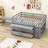Jakilah Kids Loft Bed with Drawers-991918702-991918696