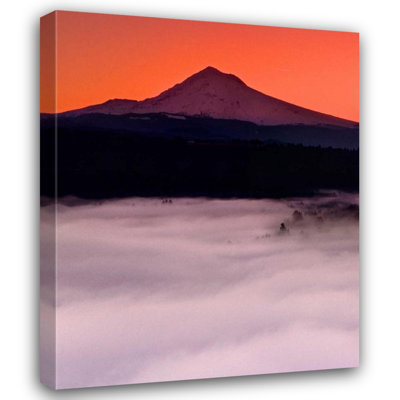 ArtDirect Leahy, Ike Gallery Wrapped Canvas Art Titled: Mt. Hood XX