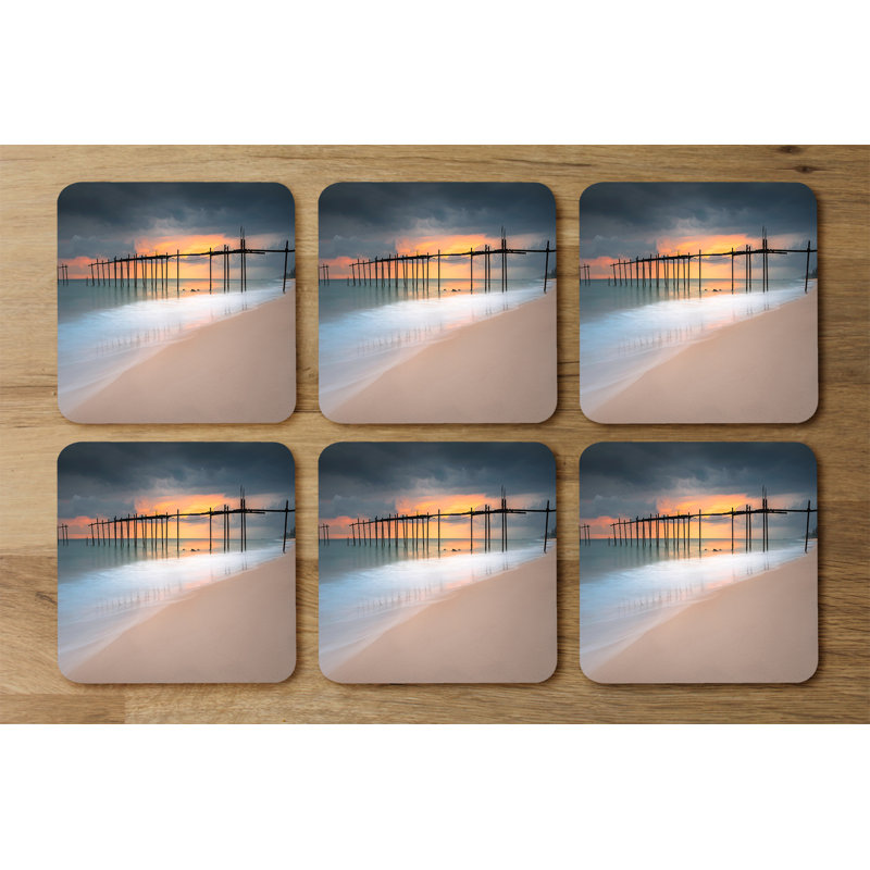 Drayden Square 6 Piece Coaster Set