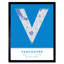 Vancouver City Map Vancouver Blue - Single Picture Frame Typography