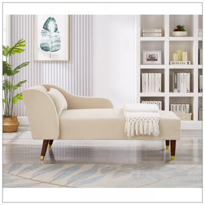 Revêtement en velours de chaise longue Modern