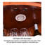 19.69 " L Solid Wood Bar Cabinet