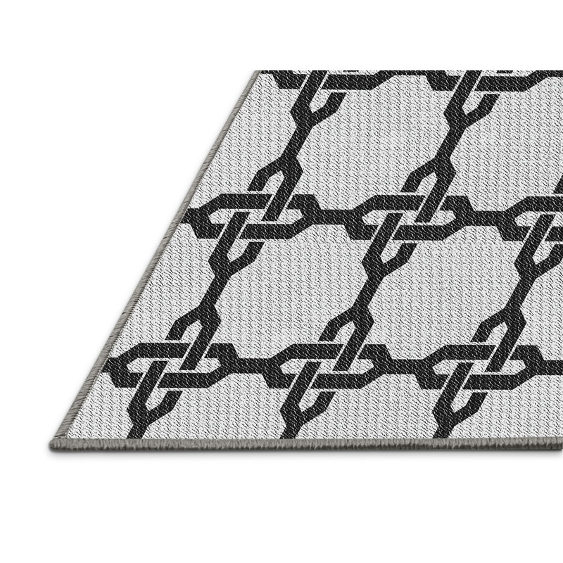 Geometric Indoor Rug, Rectangle 8' x 12'