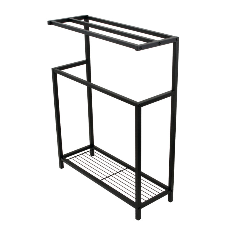 Porte-serviettes sur pied Kingston Brass Edenscape, Noir mat
