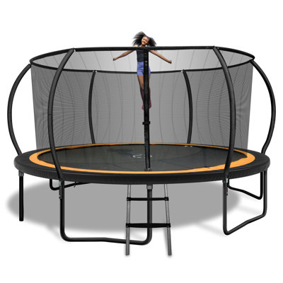 Sportspower Trujump Pro 15ft Trampoline With Enclosure System & Jump Mat With Lifetime Warranty