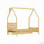 Lit en forme de maison avec tiroirs de rangement et tête de lit-1883301331-1883301332