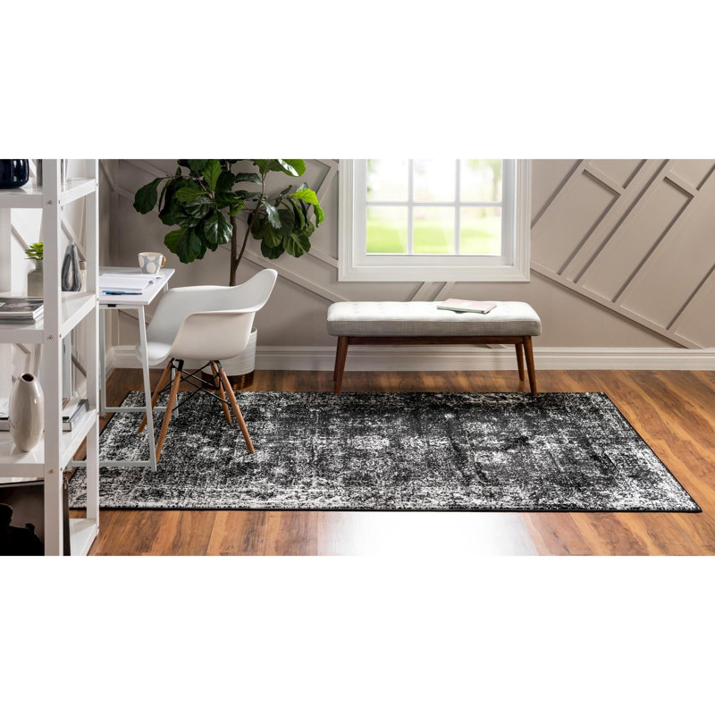 Floral Area Rug, Rectangle 122 x 183cm